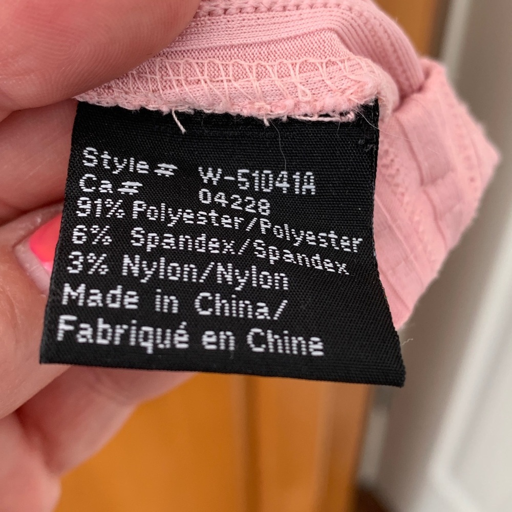 Pink Striped Button-Up Shirt 2X - Picture 6 of 9